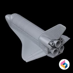 Foldable Space Shuttle 3d model