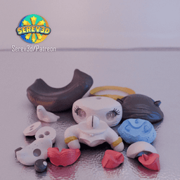 Wonder Cat - Cosplay Superhero Cat Figurine - 3D Print STL/3MF 3d model