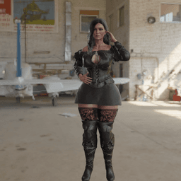 Curvy Fantasy Sorceress 3d model