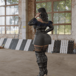 Curvy Fantasy Sorceress 3d model