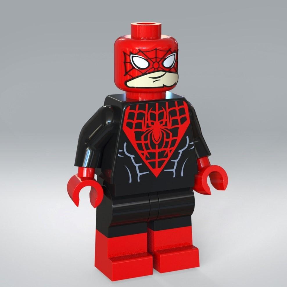 Spiderman Lego New 3d model
