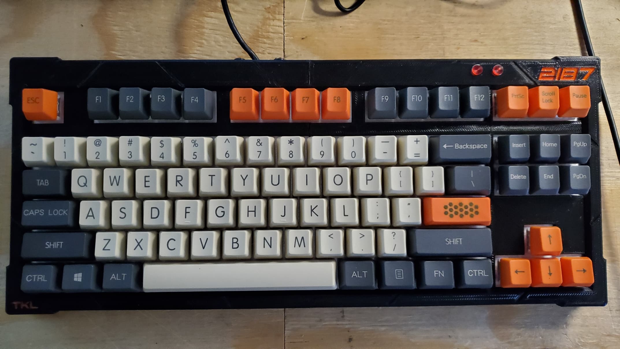 The2187 - A Modular Modern 87 Key Mechanical Keyboard 3d model