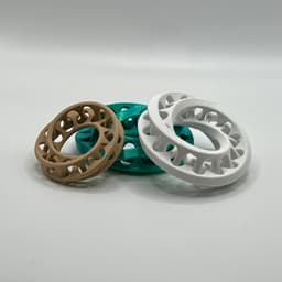 Fidget Interlocking Möbius Bands Illusion Dimensional Strips 3d model