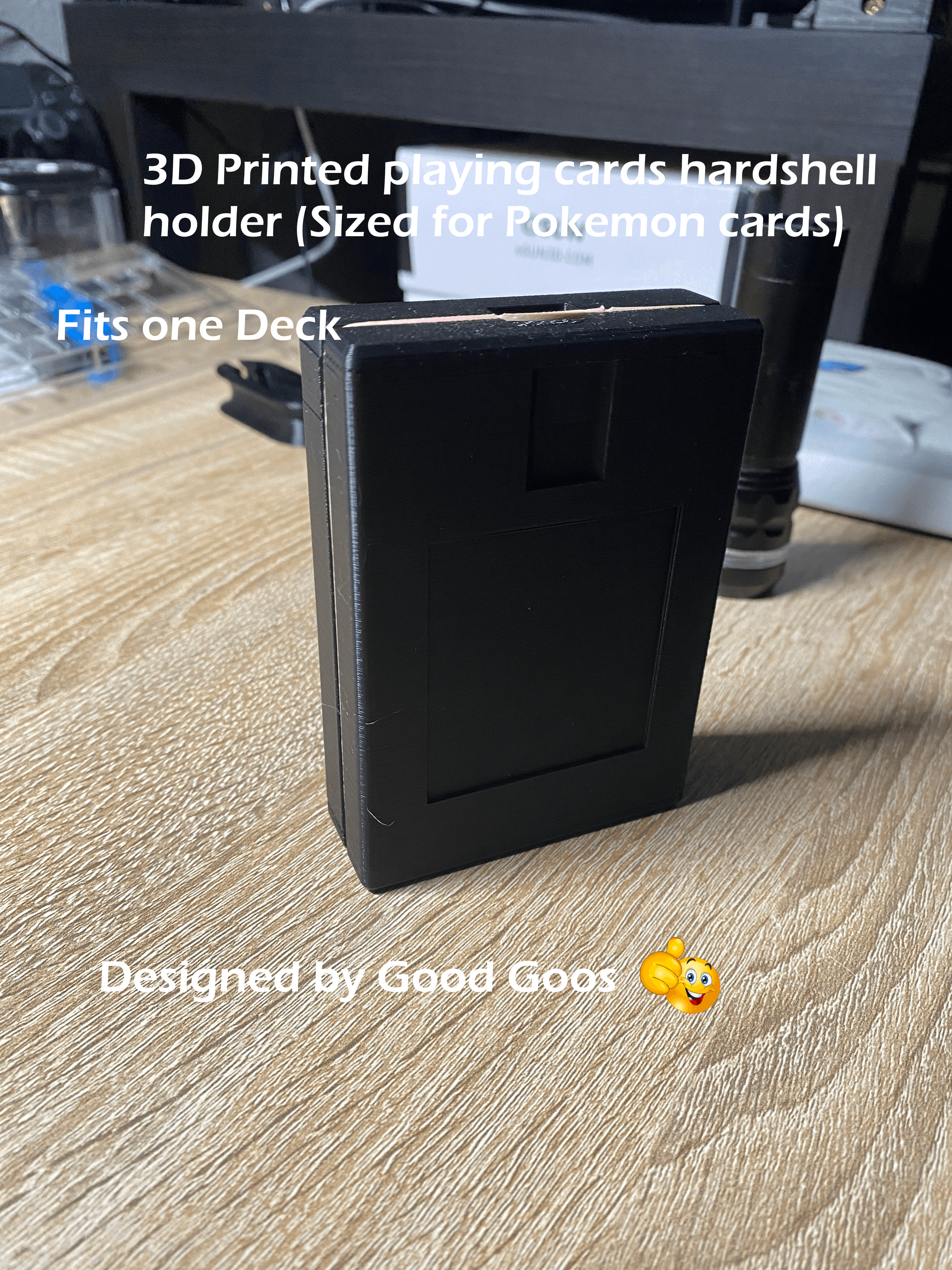 Deckbox | 3D printed case to hold one Pokemon deck 3d model