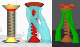 Mini Springy Middle Fingers 3d model
