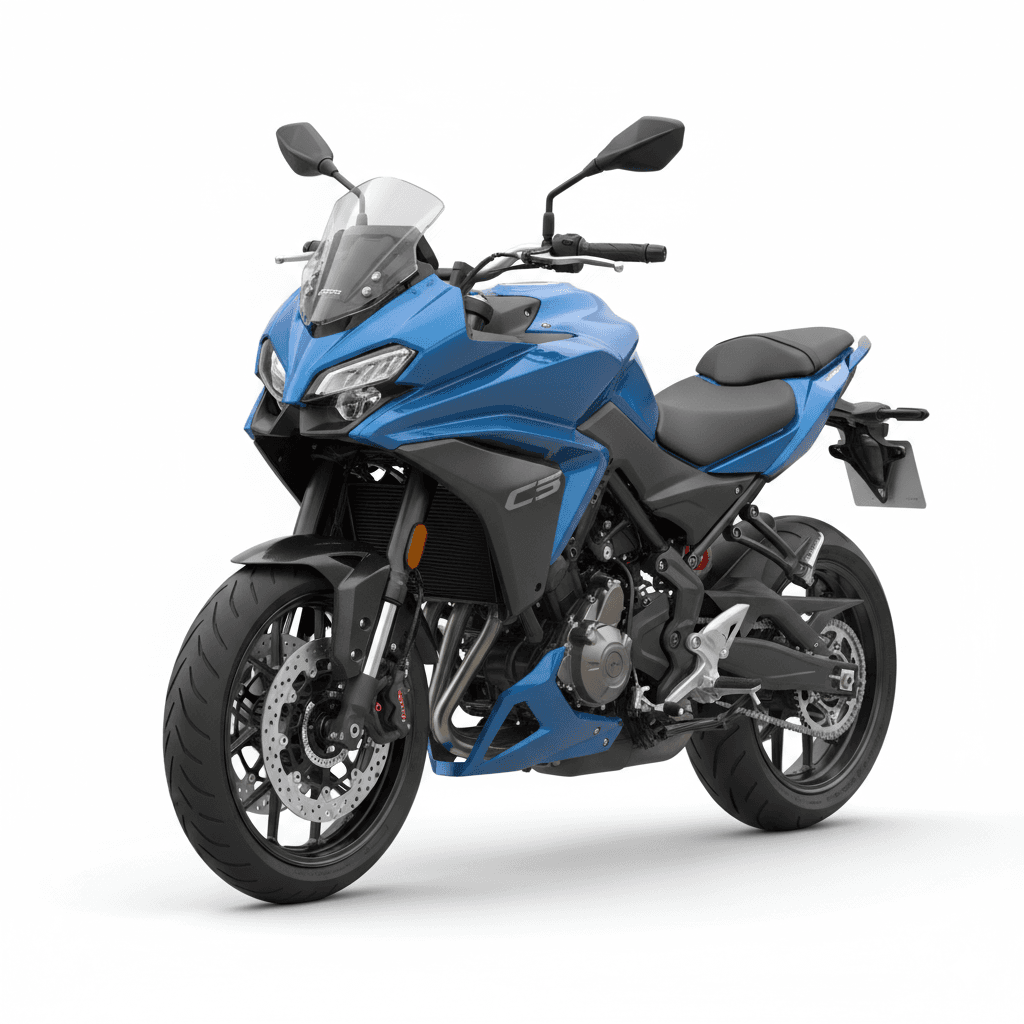 CFMOTO 650MT Sport Touring Motorcycle 3d model
