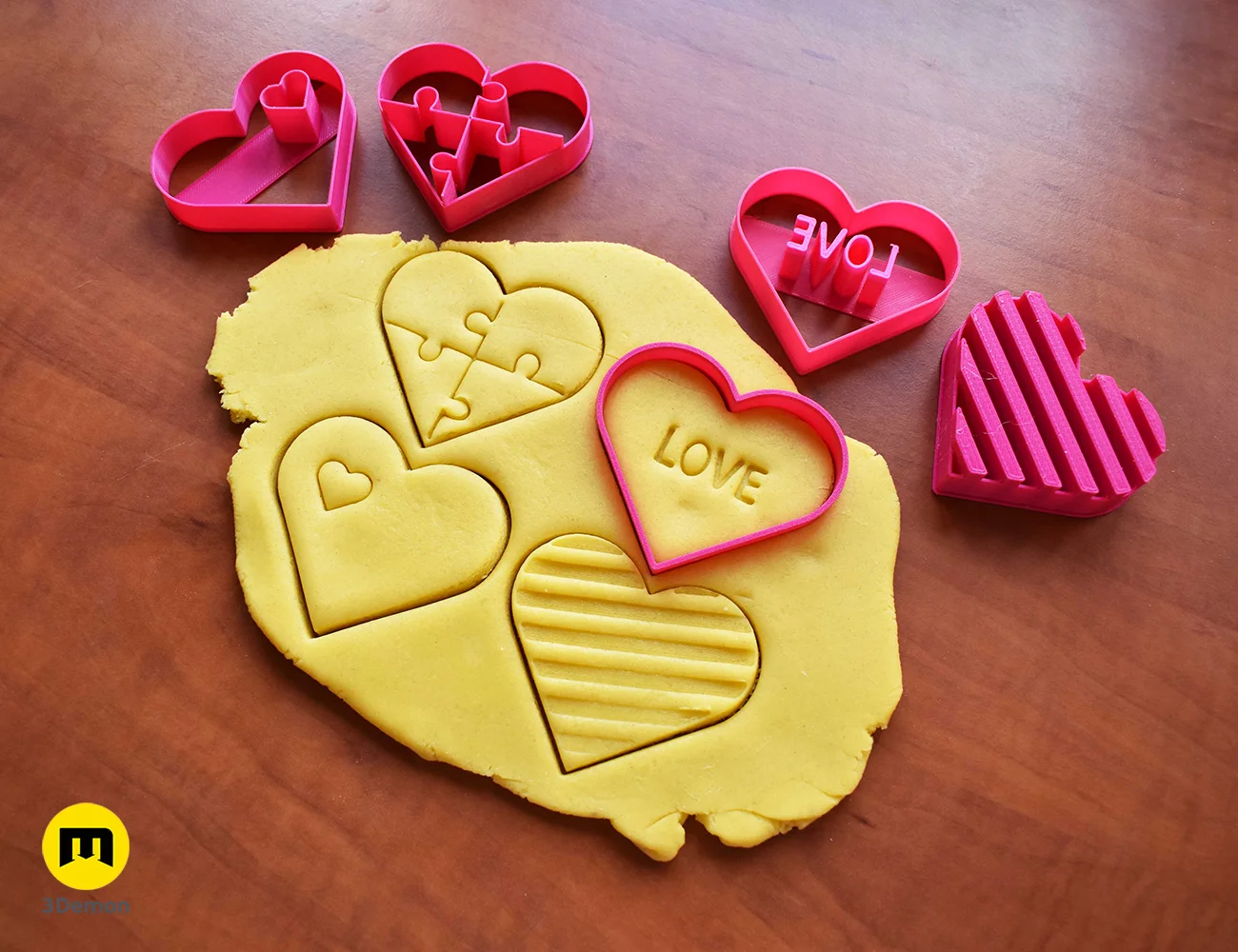 Valentine Cookie Cutter Set Vol. 1 3d model