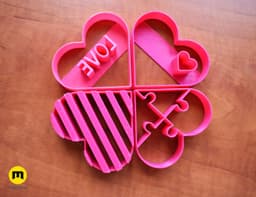 Valentine Cookie Cutter Set Vol. 1 3d model