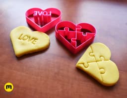 Valentine Cookie Cutter Set Vol. 1 3d model