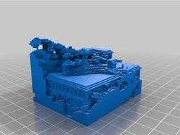 Minecraft mansion II 3d model