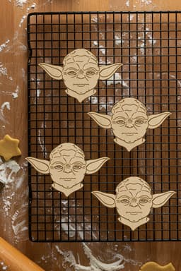 Yoda Cookie Cutter, Biscuit Cutter 3d model