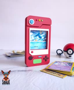 Pokédex Card Holder 3d model