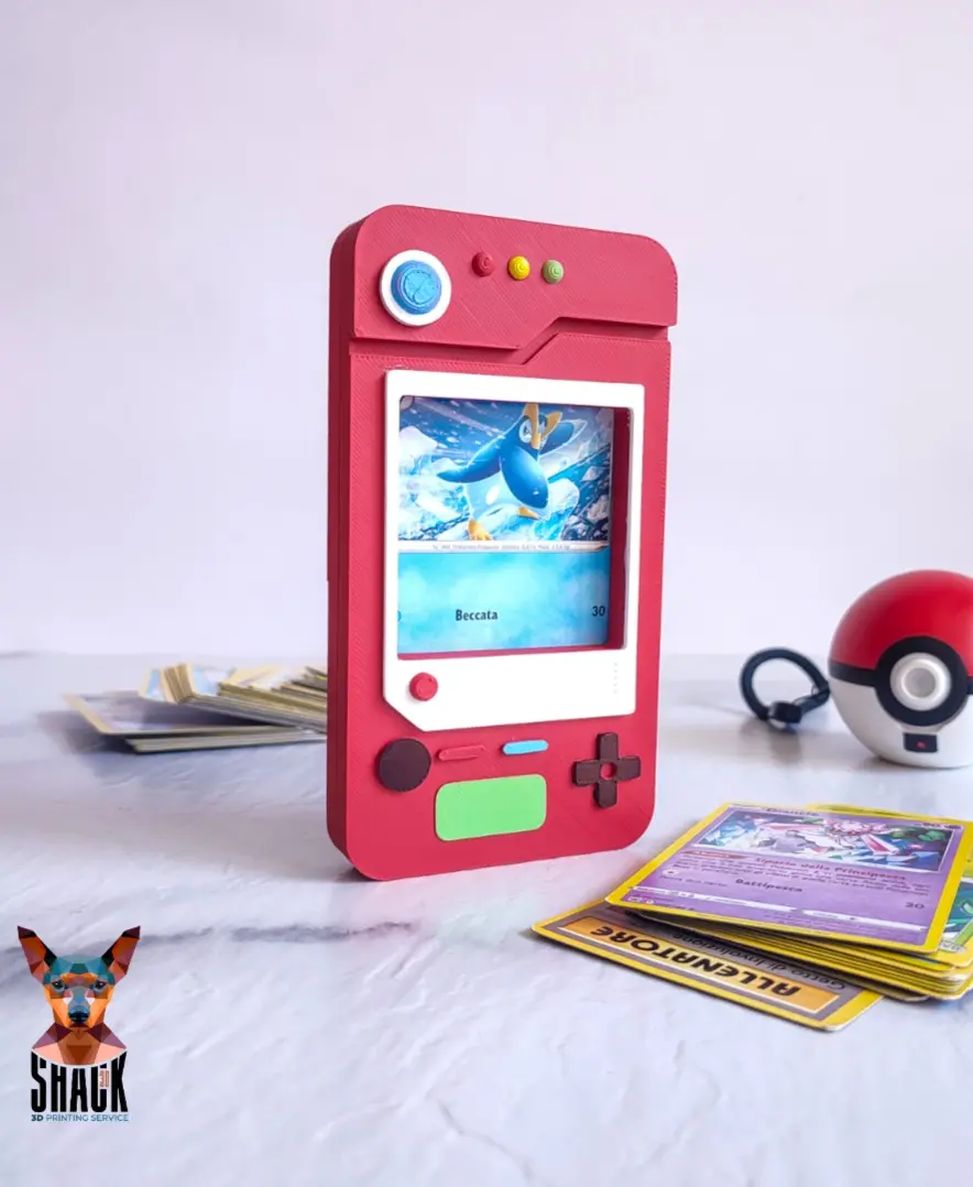 Pokédex Card Holder 3d model