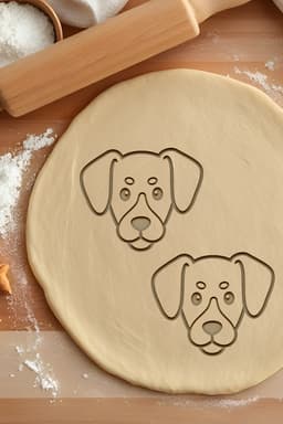Dog Cookie Cutter, Biscuit Cutter 3d model
