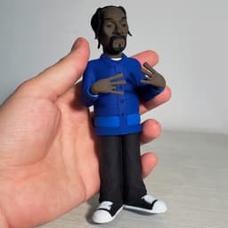 SNOOP DOGG VINYL TOY FUNKO GOLD 3d model