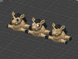 Horse Flexi Figure - Farm Flexi Pack Part 1 - Keychain, No Supports 3D Print STL/3MF 3d model