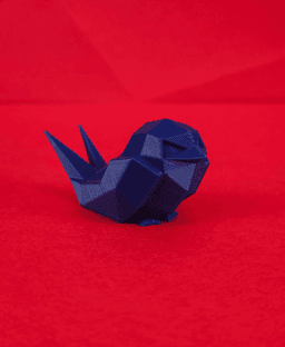 Taillow Low Poly Pokemon 3d model