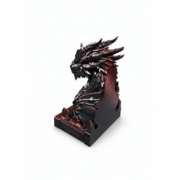 DRAGON BOOK STAND - MAJESTATIC DRAGON / MODERN HOMEDECOR / GOTHIC / DRAGON DECOR / BOOKEND HOLDER 3d model