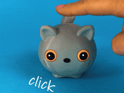 Clicker Cat Fidget No Stress 3d model