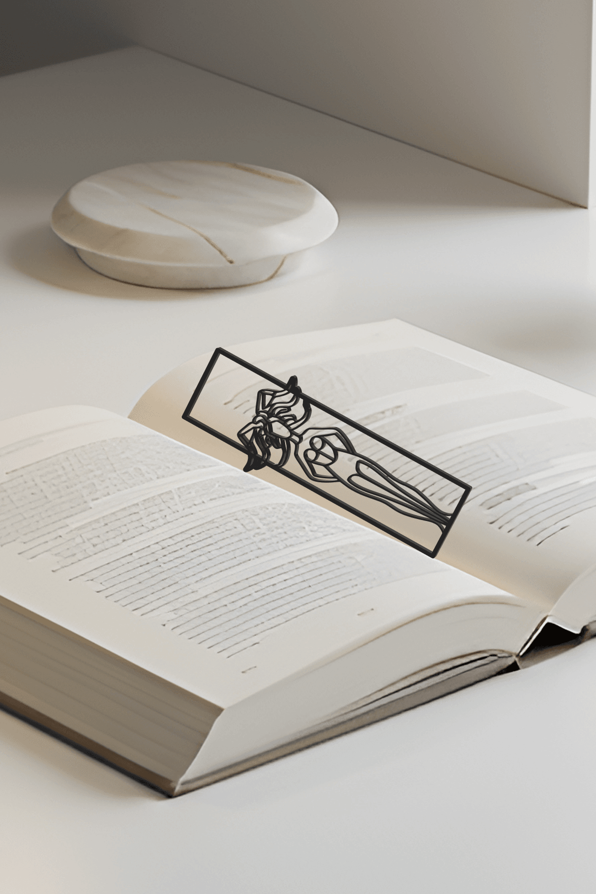 Medusa Bookmark, Creativity Bookmark, Gift Idea 3d model