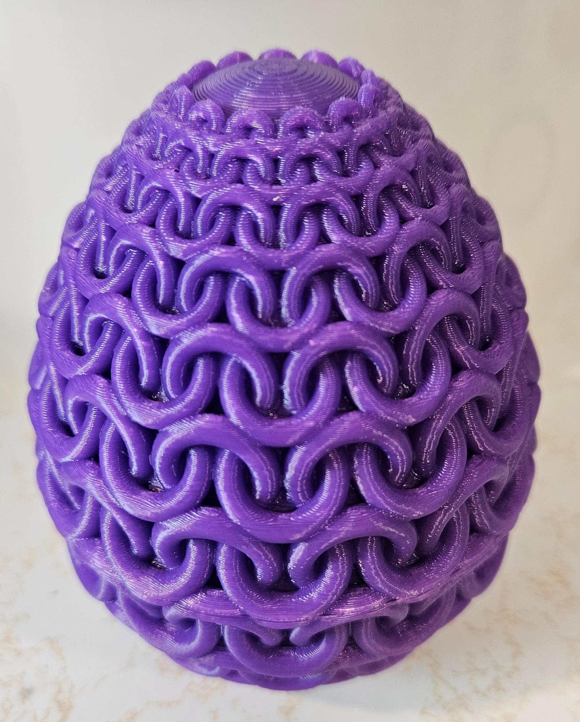 Knitted Egg 3d model