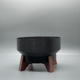 Planters With Stands Trio 3d model