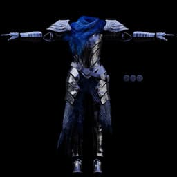DARK SOULS KNIGHT ARTORIAS ARMOR COSPLAY LIFESIZE – ABYSSWALKER FAN ART STL Model 3d model