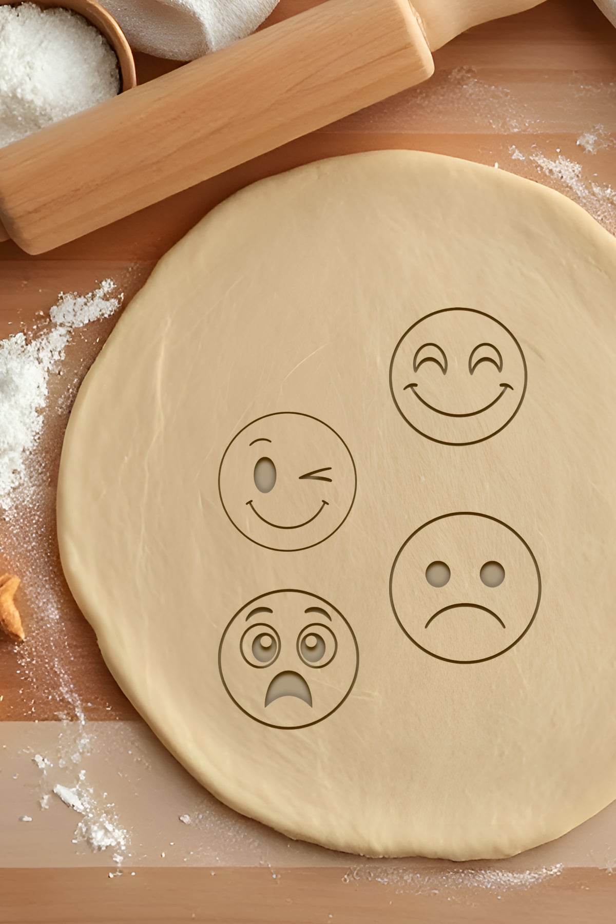 Emoji Set Cookie Cutter, Biscuit Cutter 3d model