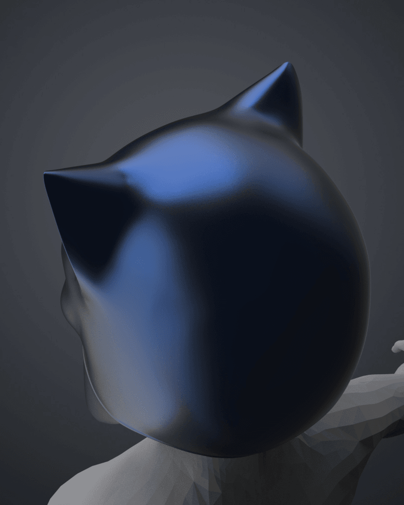 Wildcat's Mask - Stargirl 3d model