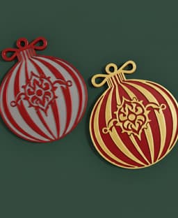 Christmas Tree Ornament 3d model