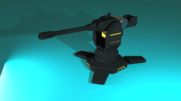 Cannon Turret Sentry Gun Helldivers 2 Stratagem 3d model