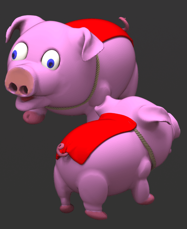 Super Oink 3d model