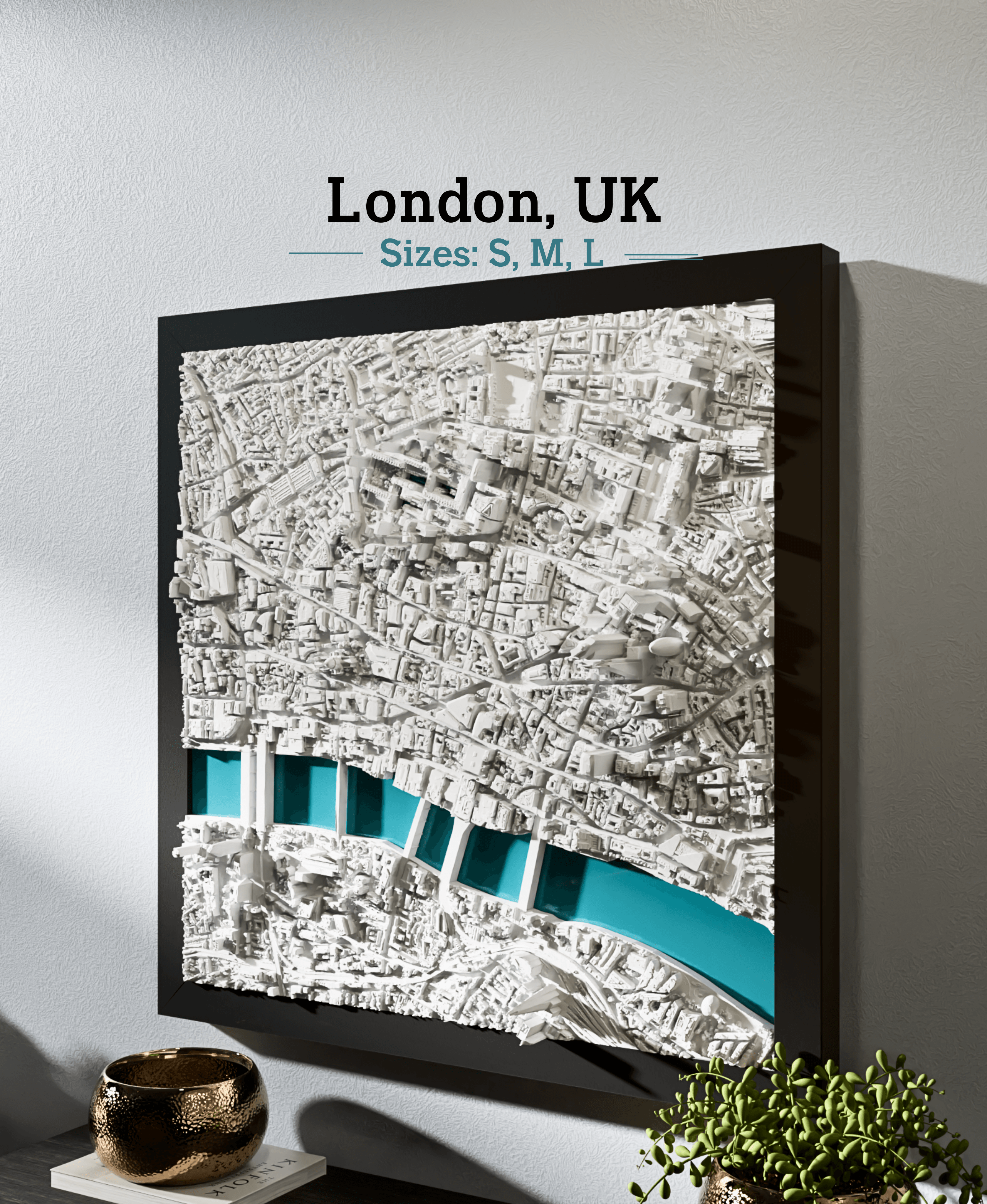 City of London, UK - S, M, L, & XL 3d model