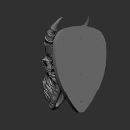 Dragon Skull Wall Trophy 3d model