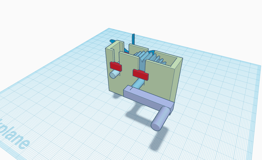 4:1 Ratio Gearbox 3d model