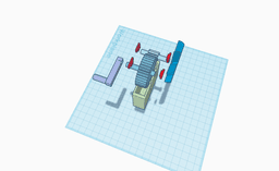 4:1 Ratio Gearbox 3d model