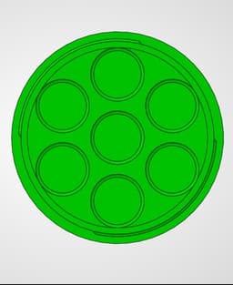 Druid Dice Container And Tray Threaded 3d model
