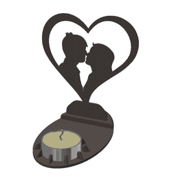 Candle Holder Decoration 3d model