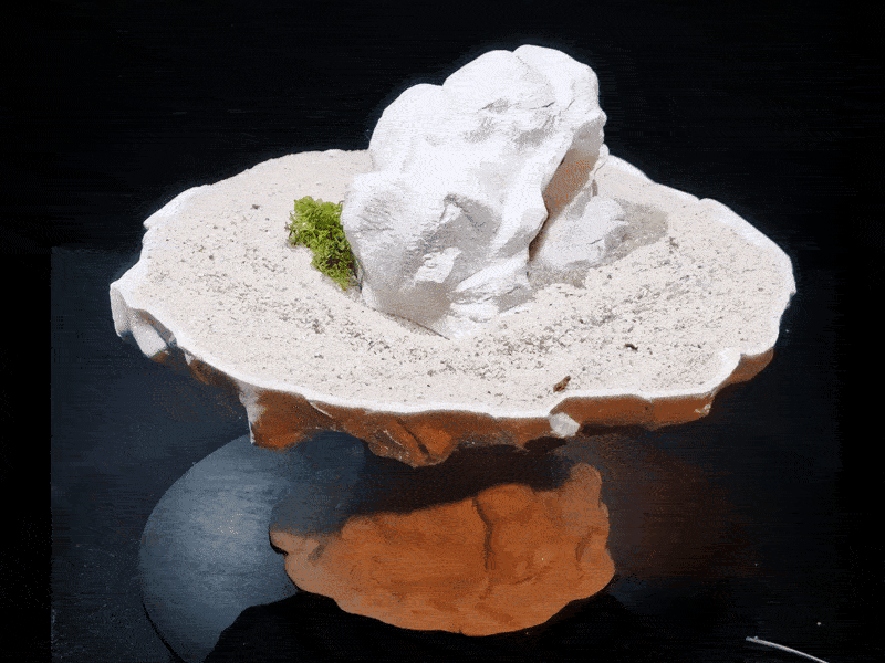 Aquarium & Terrarium Rock form Cave Decor | Natural Fish Tank Shelter | Reptile and Amphibian Hide 3d model
