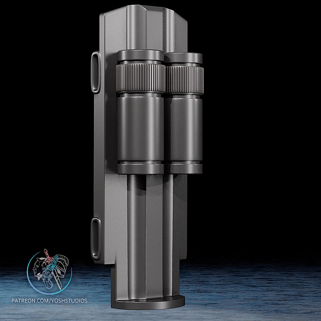 Daredevil Billy Club Holsters 3D Printer STL File 3d model
