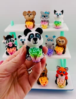 Mother's Day Roseables Bear Group 3d model