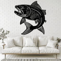 Trout 2D Wall Art/Window Art 3d model