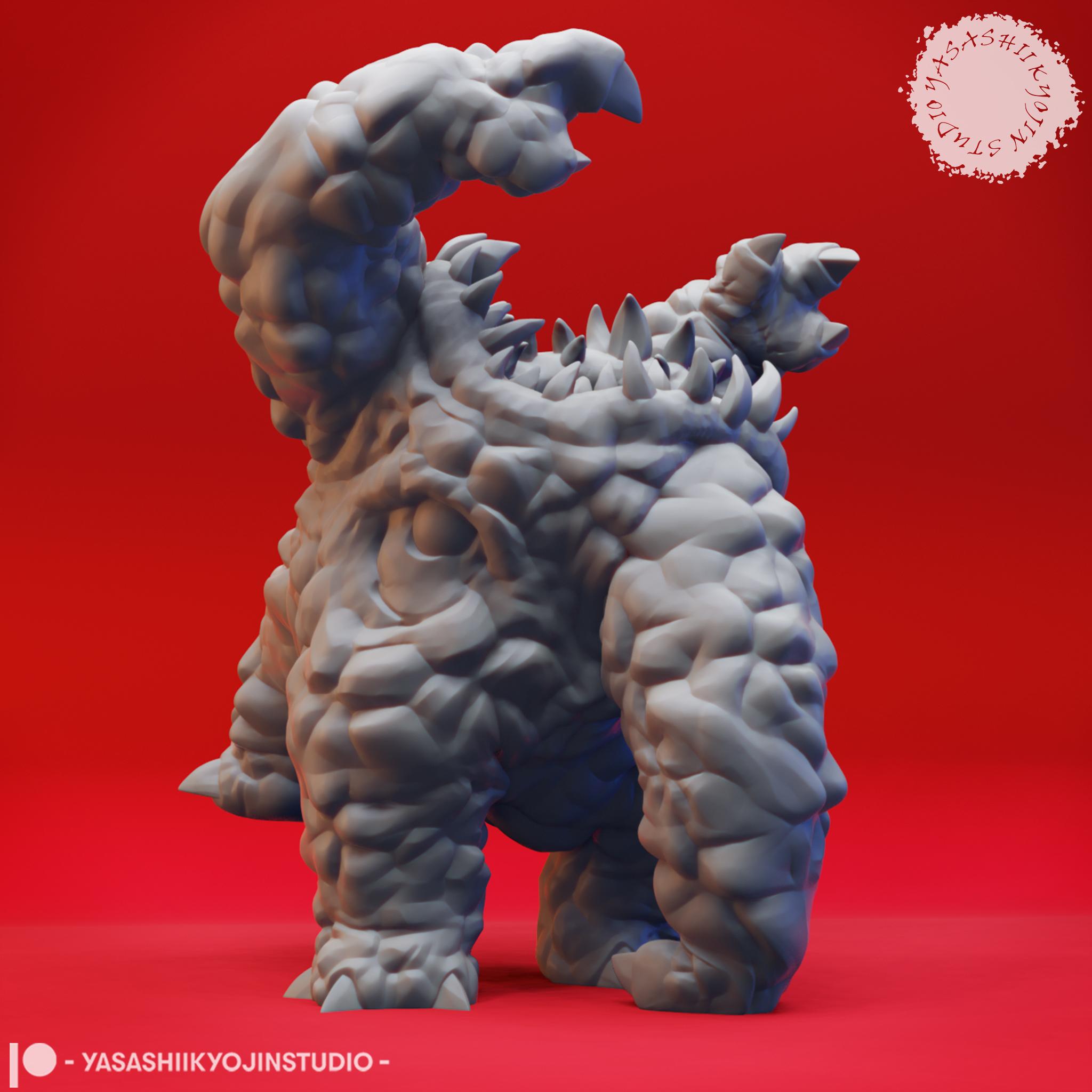 Xorn - Tabletop Miniature (Pre-Supported) 3d model