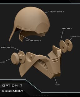 Second Sister helmet 3d model