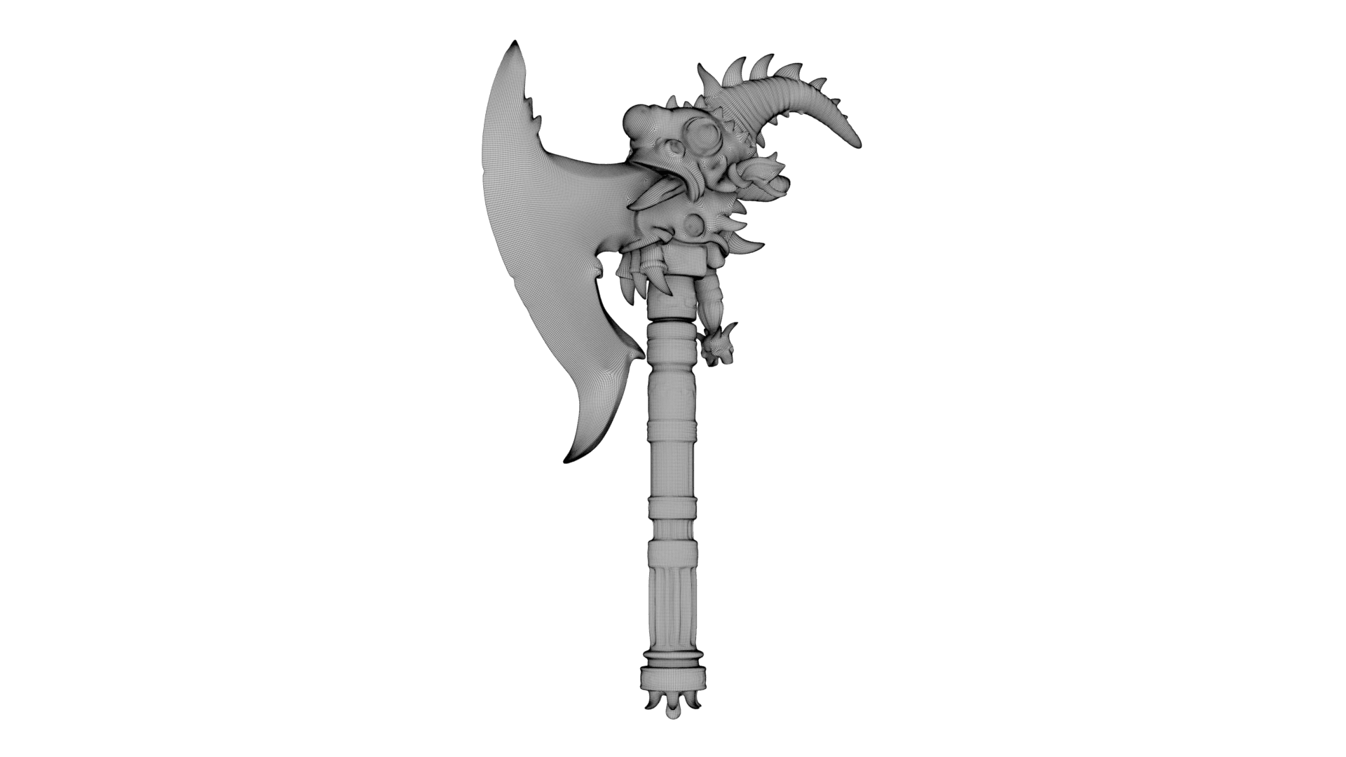 Crescent Wyrmblade 3d model