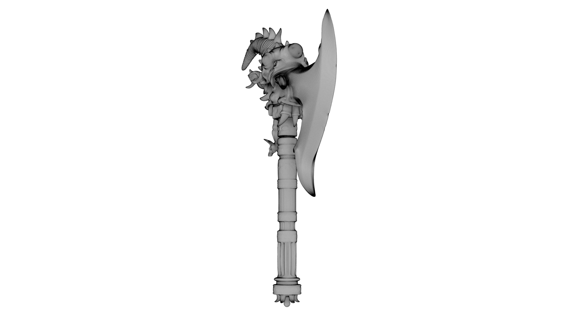 Crescent Wyrmblade 3d model