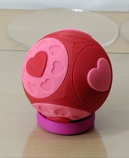Fidget Ball hearts set 3d model