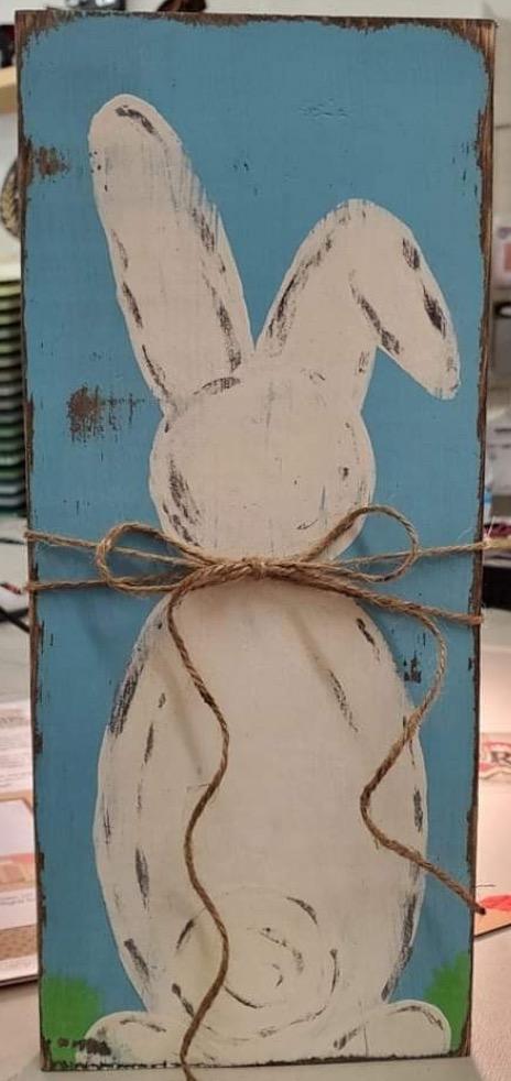 Easter Bunny Stencil 3d model