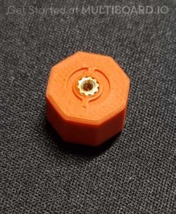 Heat Set Insert - Push-Fit - M4 Short 3d model