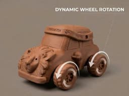 Dynamic_Wheel_Moving_Car_001 3d model